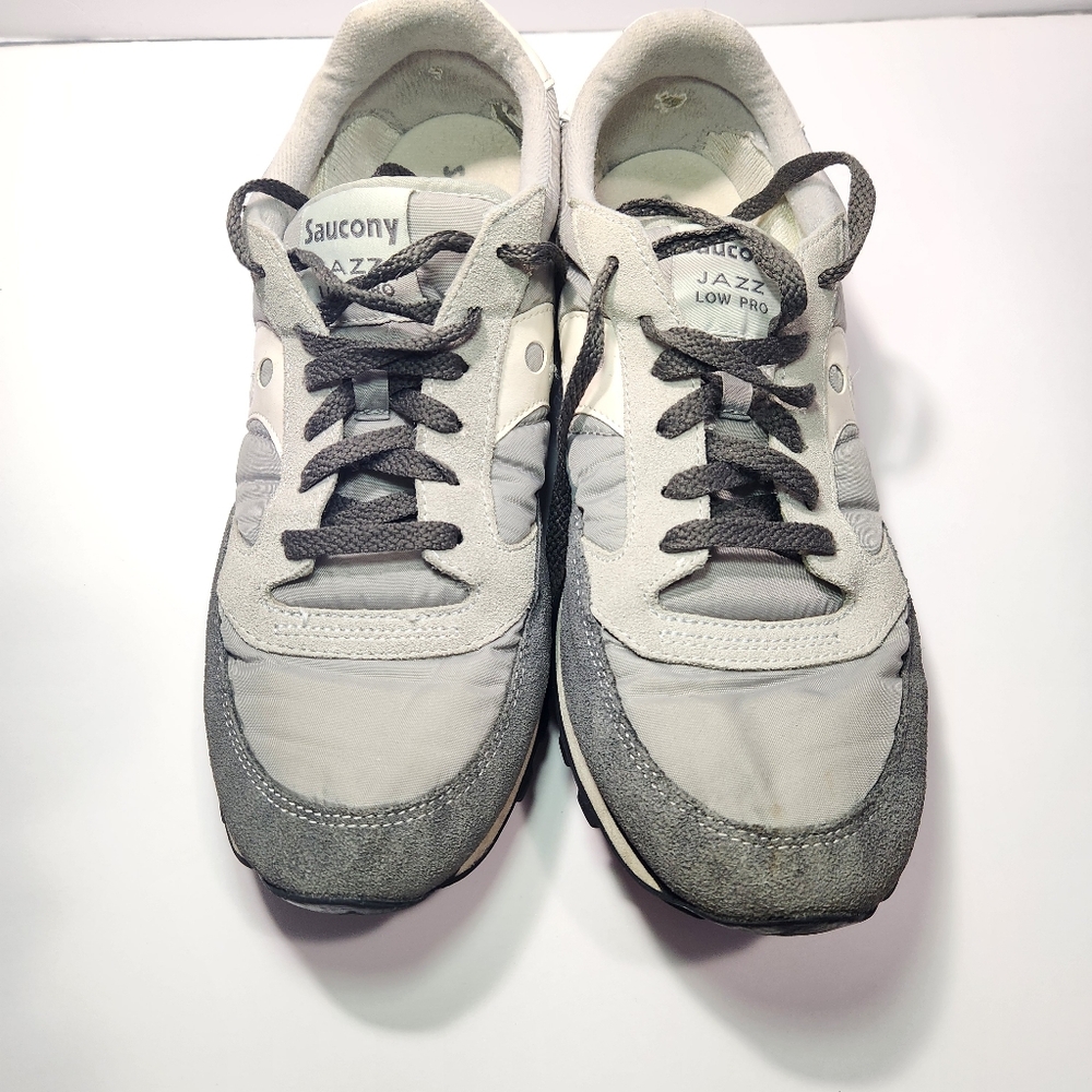 Saucony Jazz Low Pro Men’s Size 13 Sneakers Shoes Gray 2866-99 Lace Up - Picture 2 of 9